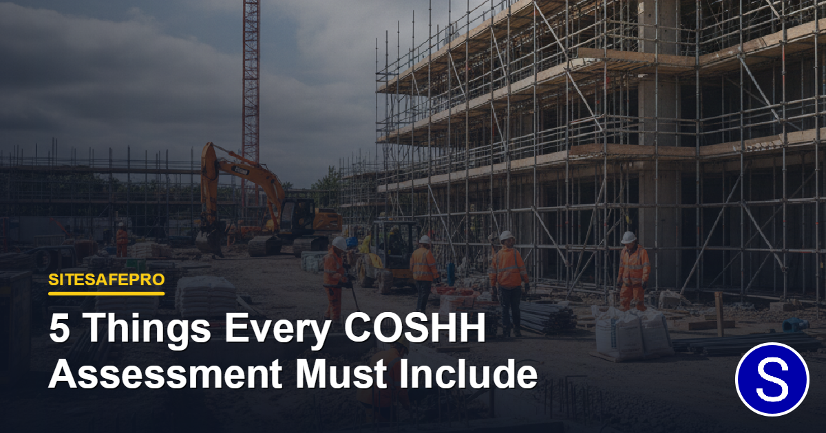 5 Things Every COSHH Assessment Must Include