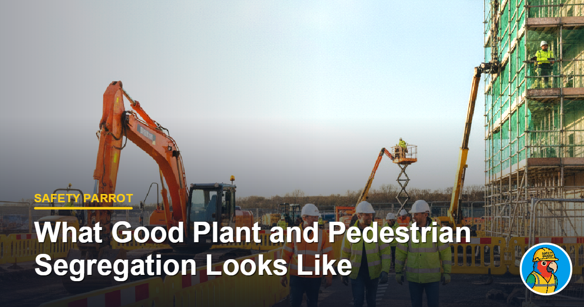 What Good Plant and Pedestrian Segregation Looks Like